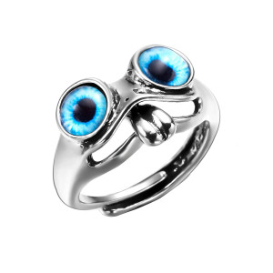 détaills de la Bague Grenouille Lagon Mystique