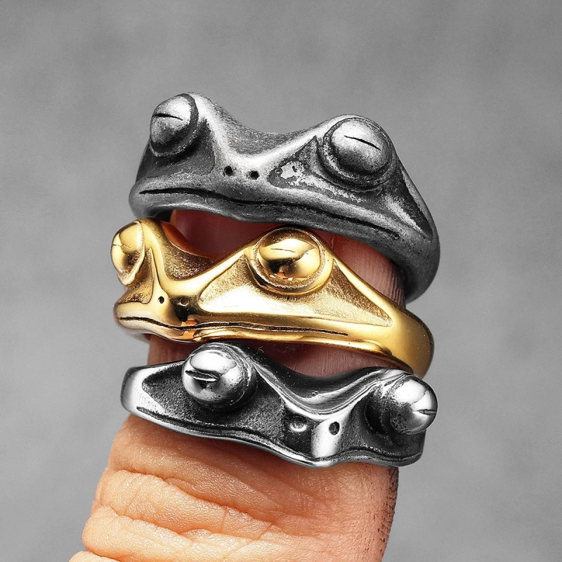 Bague Adorable "Rainette Royale" - 3 Couleurs Uniques