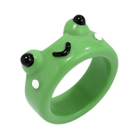 Anello Rana Divertente Cartoon con Scatola Velluto - 2 Colori