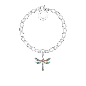 Détails du Bracelet Libellule Arc-en-Ciel