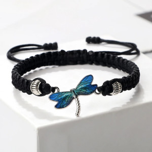 Bracciale Libellula Intrecciato | Idea Regalo Donna Originale