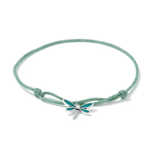 détails Bracelet Libellule Reflet d'Émeraude