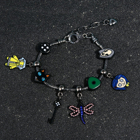 détails du Bracelet Libellule avec Charms Libellule Fantaisie