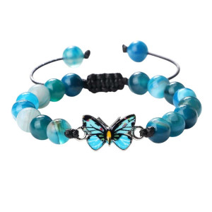 Bracciale Farfalla Bagliore Oceanico - Eleganza Naturale & Casual