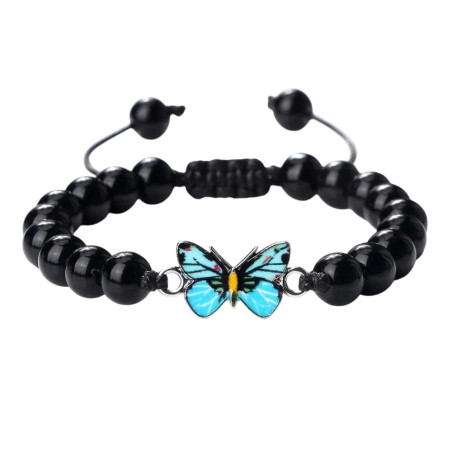 Bracciale Farfalla Bagliore Oceanico - Eleganza Naturale & Casual