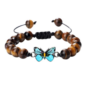 Bracciale Farfalla Bagliore Oceanico - Eleganza Naturale & Casual