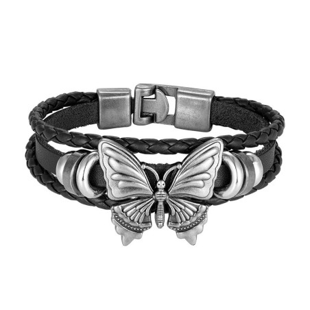 Bracelet Papillon Vintage - Esprit Bohème - 2 couleurs au choix