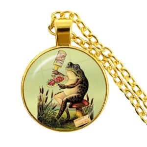 Collana Rana "Banchetto Stagno Incantato" – Gioiello Vintage