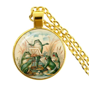 Collana Orchestra di Rane | Gioiello Originale Donna Regalo