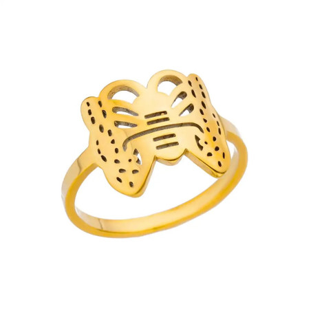 Anello Farfalla Dorato | Gioiello Donna Unico e Regolabile