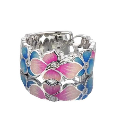 Anello Farfalla Splendore Primaverile – Gioiello in Argento 925