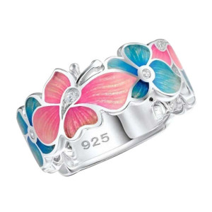 Anello Farfalla Splendore Primaverile – Gioiello in Argento 925
