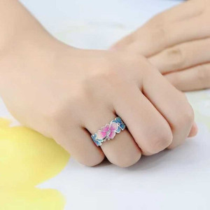 Anello Farfalla Splendore Primaverile – Gioiello in Argento 925