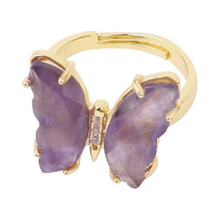 Anello Farfalla Lapislazzuli Eleganza in Pietra Naturale