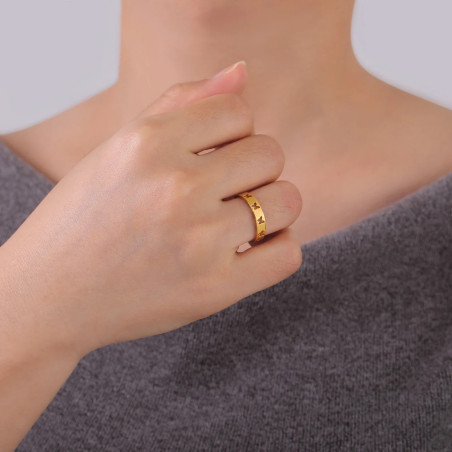 Anello Farfalla Inciso 'Voli di Farfalle' - Eleganza Durevole