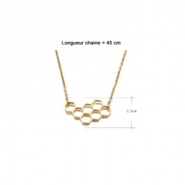 Magnifique Pendentif Abeille or et argent
