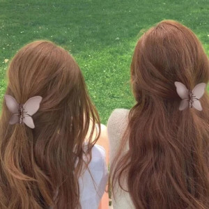 Pinza Capelli Farfalla Elegante | Idea Regalo Donna | 2 Colori