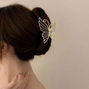 Pinza Capelli Farfalla Metallica | Elegante e Originale | 2 Colori