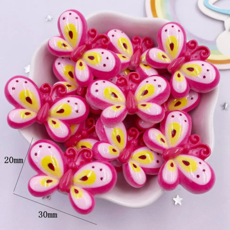 Figurine Farfalle in Resina - Set da 10 Pezzi per Decorazioni