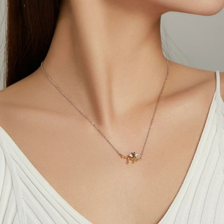 Parure Ape: Collana e Orecchini in Argento 925 Smaltato