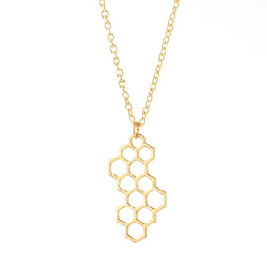 Collana Ape "Alveolo Elegante" | Gioiello Unico Oro & Argento