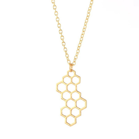 Collana Ape "Alveolo Elegante" | Gioiello Unico Oro & Argento