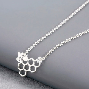 Collana Ape "Alveare Elegante" - Gioiello Donna Oro & Argento