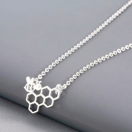 Collana Ape "Alveare Elegante" - Gioiello Donna Oro & Argento