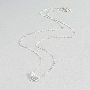 Collana Ape "Alveare Elegante" - Gioiello Donna Oro & Argento