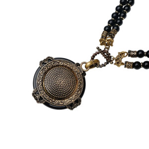 Collana Ape Maestà Notturna | Gioiello Elegante Rame & Resina