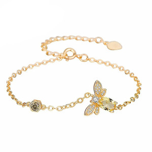 Bracciale Ape 'Splendore dell'Alveare' | Gioiello Unico Argento