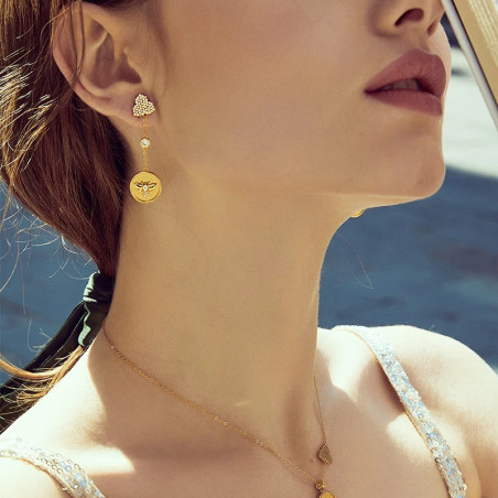 Orecchini Ape 'Pendolo Reale' | Eleganza in Argento 925