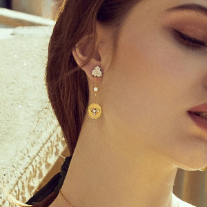 Orecchini Ape 'Pendolo Reale' | Eleganza in Argento 925