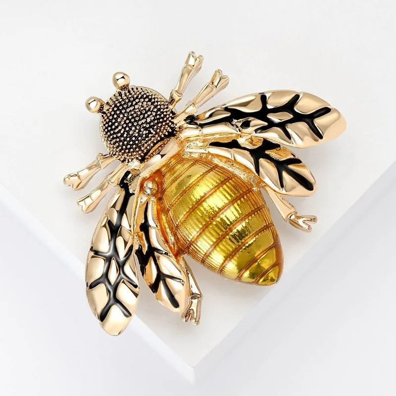 Spilla Ape 'Essenza Dorata' | Gioiello Elegante Idea Regalo