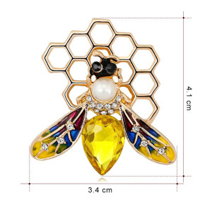 Spilla Ape "Tesoro dell'Alveare" | Idea Regalo Donna Originale