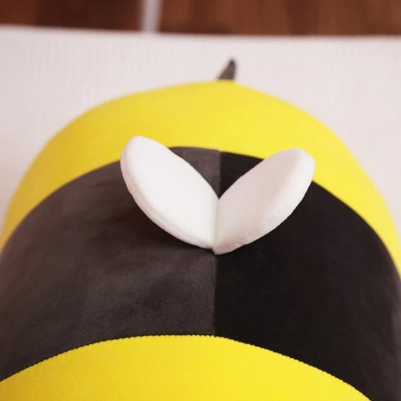 Grande peluche oreiller abeille vision des aille de la peluche abeille
