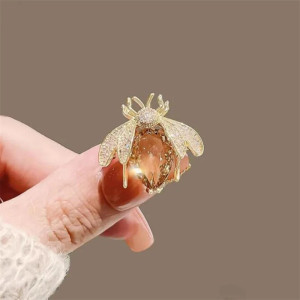 Spilla Ape 'Goccia di Miele' – Gioiello Elegante e Originale