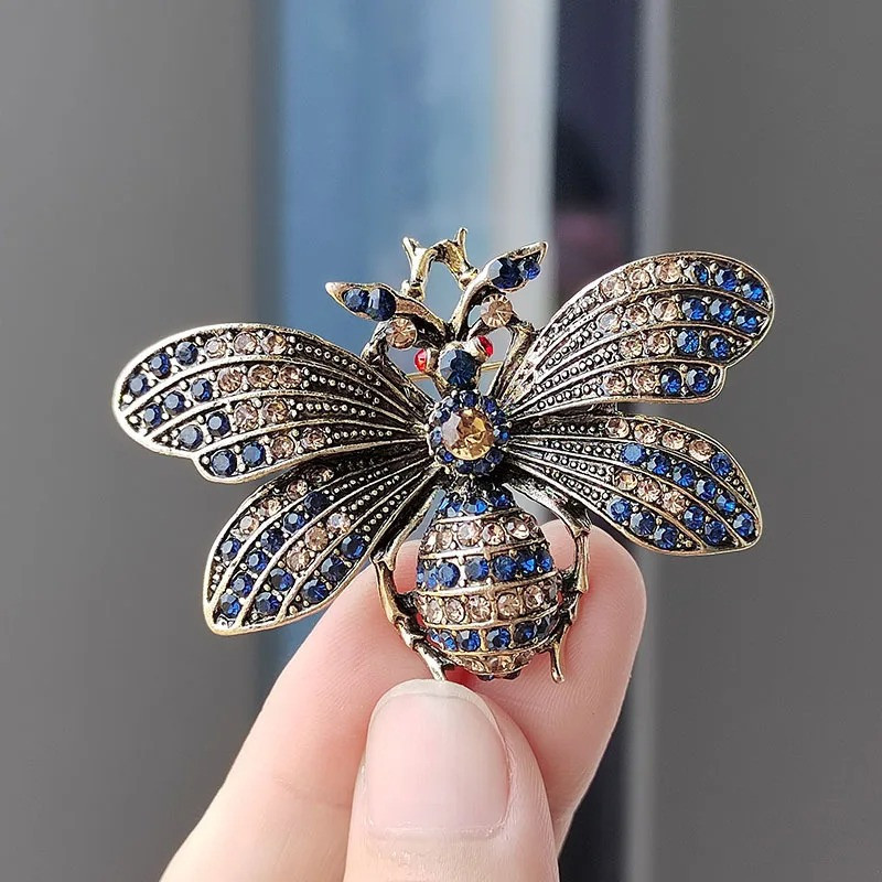 Spilla Ape Imperatrice | Oro e Argento - Gioiello Elegante