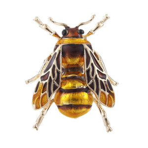 Spilla Ape Ambra Reale - Gioiello Raffinato ed Elegante