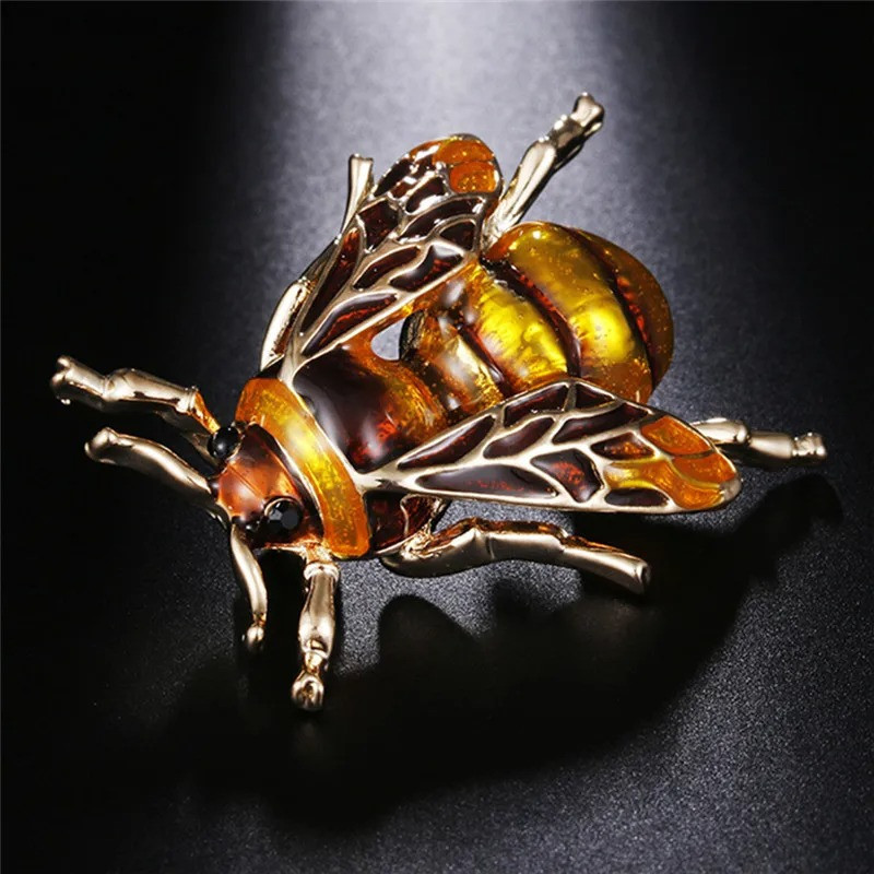 Spilla Ape Ambra Reale - Gioiello Raffinato ed Elegante