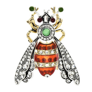 Spilla Gioiello Ape Imperiale - Eleganza Regale e Lusso