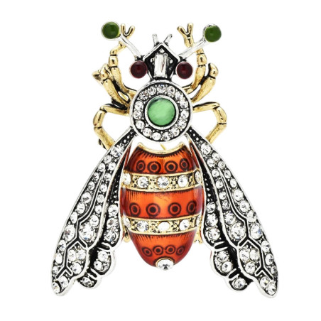 Spilla Gioiello Ape Imperiale - Eleganza Regale e Lusso