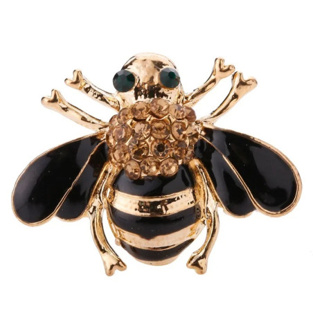 Spilla Ape Chic Notturna - Accessorio Elegante e Raffinato