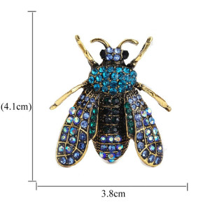 Spilla Ape Strass Imperiale - Gioiello Unico in 3 Colori