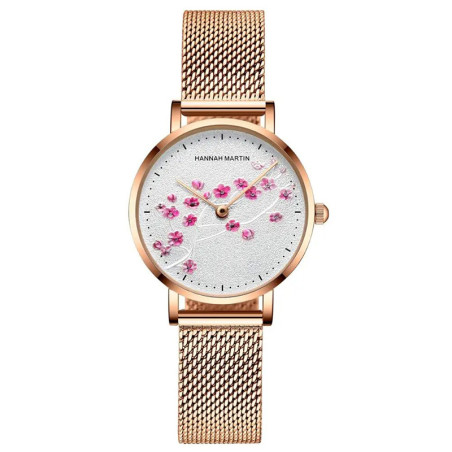 Orologio Floreale 'Fiori di Ciliegio' | Eleganza e Primavera