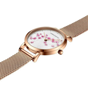 Orologio Floreale 'Fiori di Ciliegio' | Eleganza e Primavera
