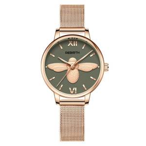 Orologio Ape 'Smeraldo Dorato' - Eleganza Ispirata alla Natura