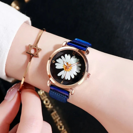 Orologio Donna Margherita | Eleganza Floreale in Acciaio Inox