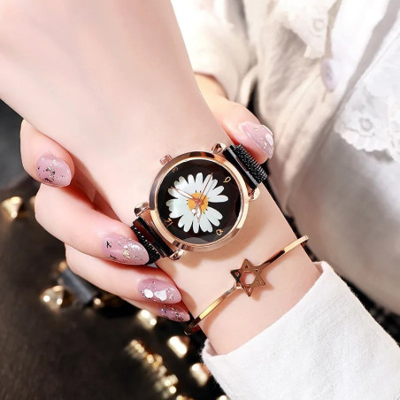 Orologio Donna Margherita | Eleganza Floreale in Acciaio Inox