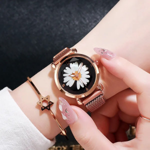 Orologio Donna Margherita | Eleganza Floreale in Acciaio Inox